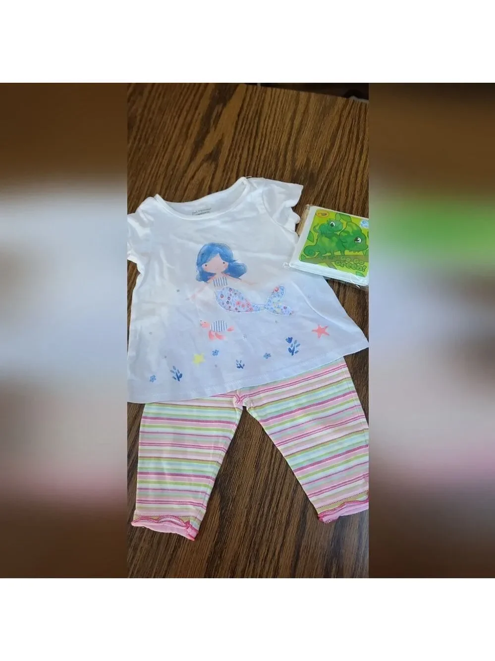 Toddler Girls Outfit 12 Months + Bath Book